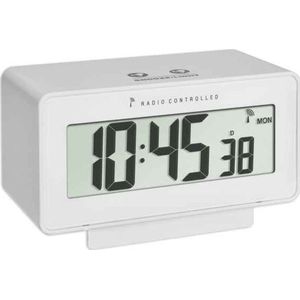 Thermometer en hygrometer met klok en verlicht LCD-scherm TFA 60.2544.02