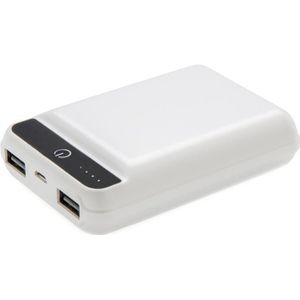 powerbank Pocket 10.000 mAh 9,3 cm ABS wit