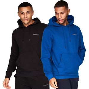 Crosshatch Mens Traymax Oversized Hoodie (Pack of 2)