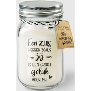 Black & White geurkaars - Zus