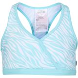 Regatta Meisjes Hosanna Zebra Print Bikini Top (116) (Aruba Blauw)