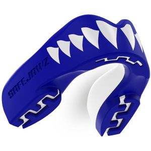 Safejawz Gebitsbeschermer Extro-Series Shark Blauw/Wit - Senior