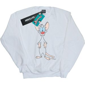 Animaniacs Dames/Dames Pinky Klassiek Pose Sweatshirt (XL) (Wit)