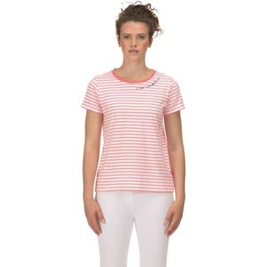 Regatta Dames/dames Odalis Stripe T-shirt (40 DE) (Neonroze)