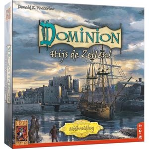 999 Games Dominion: Hijs de Zeilen Uitbreiding 2022 - Nieuwe koninkrijkkaarten, piratenschepen en duurzame kaarten - Speel met 2-4 spelers