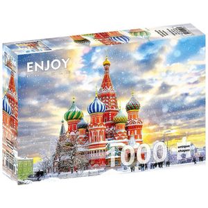 Puzzel 1000 stukjes Enjoy - Sint-Basiliuskathedraal, Moskou