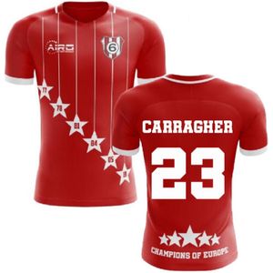 2022-2023 Liverpool 6 Time Champions Concept Football Shirt (Carragher 23)