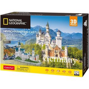 Neuschwanstein Castle 3D Puzzel (121 stukjes, Oostenrijk thema)