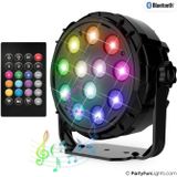 PartyFunLights - 12 LED - PAR - Disco Lamp - Party Speaker - met afstandsbediening
