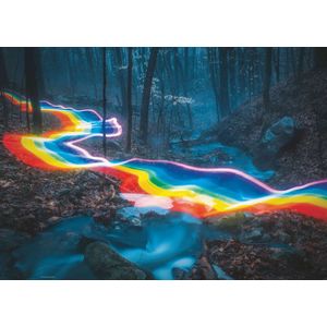 Puzzel Rainbow Road (1000 stukjes, Magic Forest)