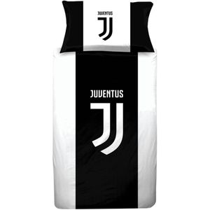 Juventus F.C. Dekbedovertrekenset (Einzelbett) (Zwart/Wit)