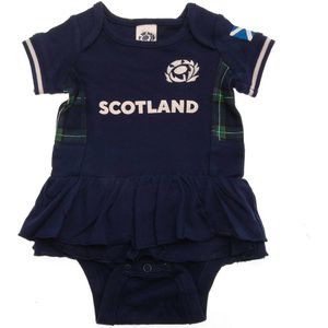 Scotland RU Baby meisjes tutu rok rompertje (86) (Marineblauw)