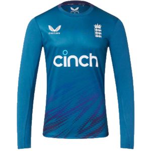 2023 England Cricket Training Long Sleeve Shirt (Deep Dive)