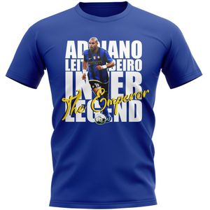 Adriano Inter Milan Player T-Shirt (Blue)