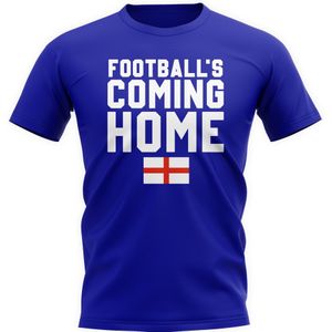 England Footballs Coming Home T-Shirt (Royal)