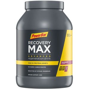 PowerBar Recovery Max Isotone drank Framboos 1144g