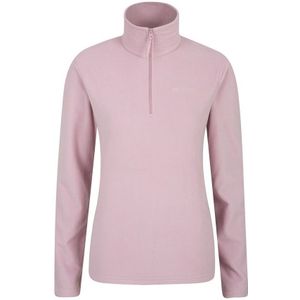 Mountain Warehouse Dames/Dames Camber Half Zip Fleece Top (S) (Lichtroze)