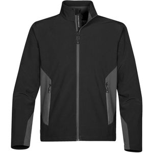 Stormtech Heren Pulse Softshell-jasje (XL) (Zwart / Graniet)