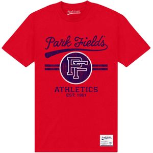 Park Fields Unisex Heritage T-shirt voor volwassenen (XL) (Rood)