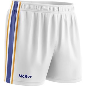 McKeever Unisex Volwassen Core 22 GAA Korte broek (40R) (Wit/Royaalblauw/Goud)