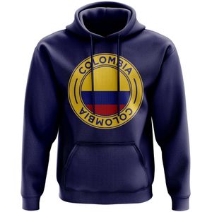 Colombia Football Badge Hoodie (Navy)