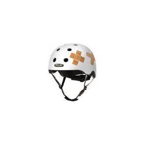 Melon helm Plastered White M-L (52-58cm) wit