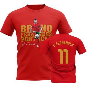 Bruno Fernandes Portugal Player Tee (Red)
