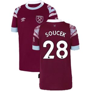 2022-2023 West Ham Home Shirt (Kids) (SOUCEK 28)