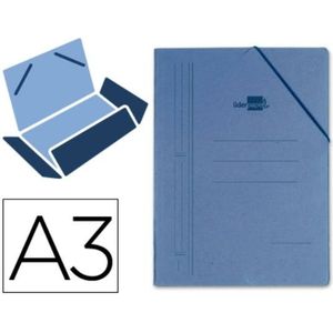 Map Liderpapel CG17 Blauw A3