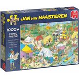 Jan van Haasteren Kamperen in het Bos (1000 Stukjes)