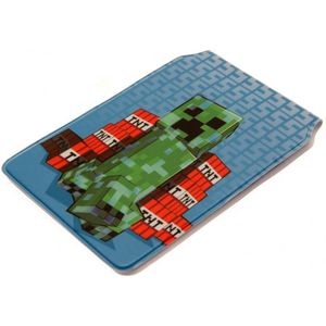 Minecraft Kruiper kaarthouder  (Blauw/Groen/Rood)