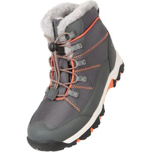 Mountain Warehouse Comet Waterdichte Sneeuwlaarzen voor Kinderen/Kinderen (33 EU) (Grijs/Oranje)