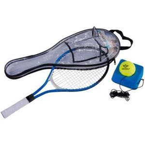Angel sports Racketball tennistrainer in hoes blauw/zwart