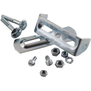 universeel bagagedrager-montuur staal zilver