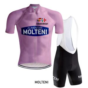 Retro Wielertenue Molteni Giro d'Italia Roze - REDTED (L)