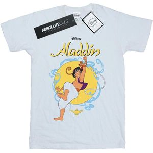 Disney Katoenen T-shirt met Aladdin Touwschommel voor meisjes (140-146) (Wit)