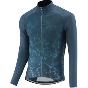 Loeffler wielrenshirt lange mouwen M Bike L/S Jersey Crush Hotbond® RF - Blauw