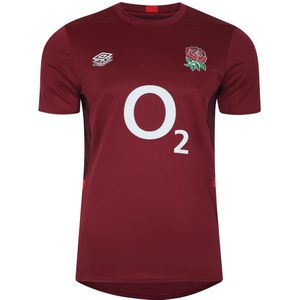 Umbro Kinderen/Kids 23/24 Engeland Rugby Sport T-shirt (140) (Tibetaans Rood/Zinfandel/Flame Scarlet)
