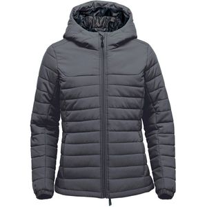 Stormtech Dames/Dames Nautilus Quilted Hooded Jacket (XL) (Dolfijn)