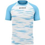 Sports t-shirt givova pixel white-sky