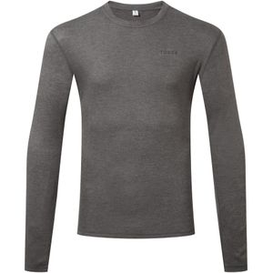TOG24 Heren Cashmere Touch Ronde Hals Thermo Top (S) (Donkergrijs mergel)
