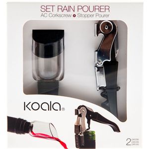 Set van Wijn Accessoires Koala Rain 2 Onderdelen Metaal