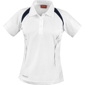 Spiro Dames/Dames Team Spirit Poloshirt (40 DE) (Wit/Zwaar)