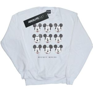 Disney Heren Mickey Mouse Wink And Smile Sweatshirt (XXL) (Wit)