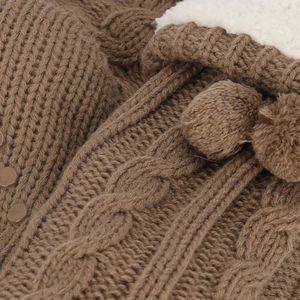 Apollo - Dames huissokken met antislip - Donker Beige - Maat 36/41 - Huissokken dames - Fluffy sokken - Slofsokken - Huissokken anti slip - Warme sokken - Winter sokken