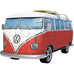 Volkswagen Bus T1 3D Puzzel (162 Stukjes, Avontuurlijk Thema)