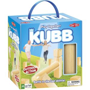 Tactic Kubb - Zweeds houten werpspel voor buitenplezier met vrienden en familie