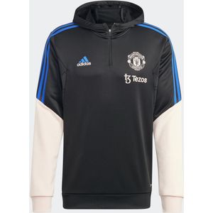 ADIDAS - mufc tk hood - Zwart-Multicolour