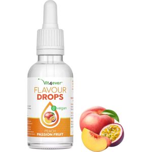 Vit4ever | Smaakdruppels 50 ml | Flavour drops smaakdruppels zonder calorieën | Voor kwark, havermoutpap, yoghurt en meer | Veganistisch