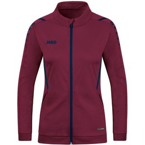 Jako - Polyester Jacket Challenge Women - Zwart Trainingsjack - 38